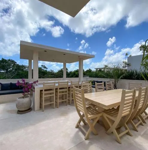 Appartement In Aldea Zama With Private Pool-transportation Included!